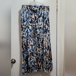 TCEC pleated maxi skirt